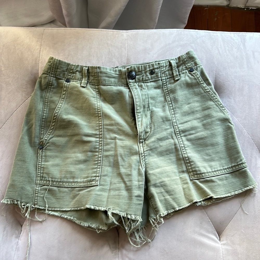 Rag and Bone green shorts